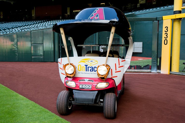 Arizona Diamondbacks bullpen cart announcement